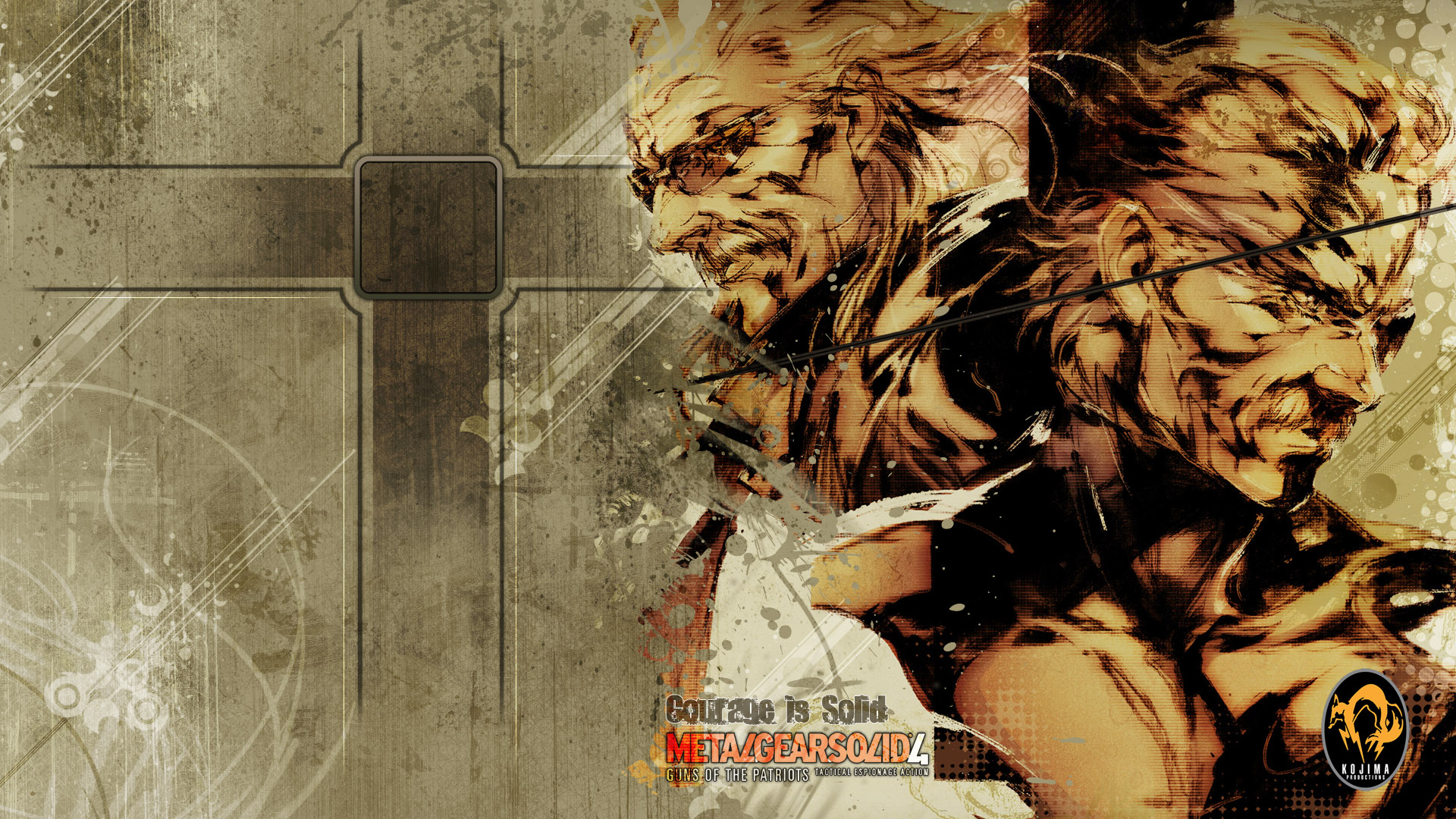 Mgs4 Courage Is Solid Wallpaper