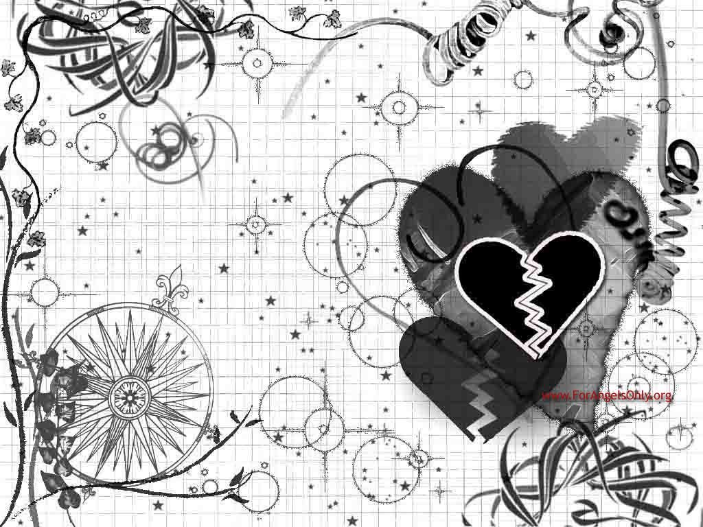Emo Heart Wallpaper Forangelsonly Org