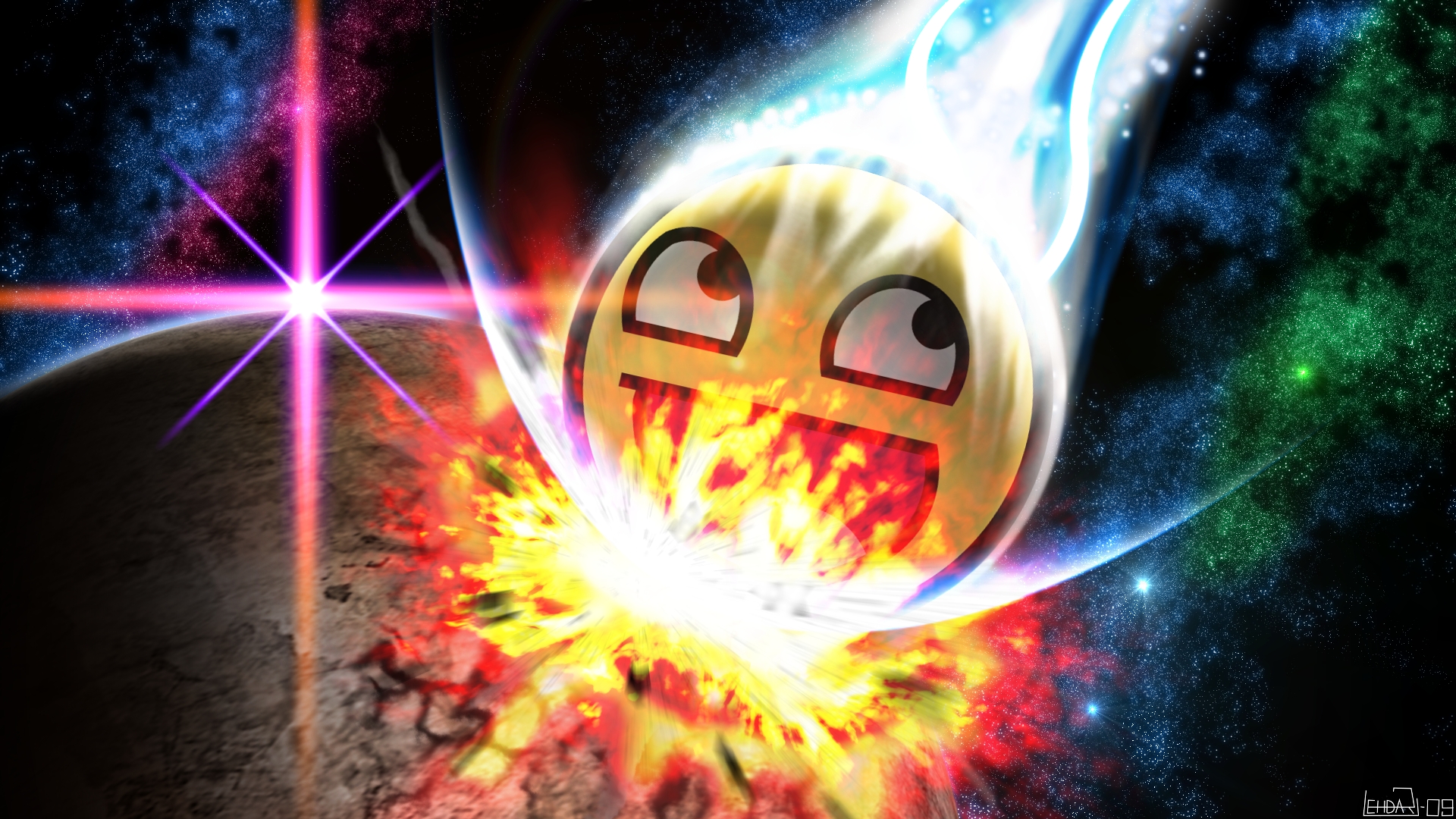 epic face explosion