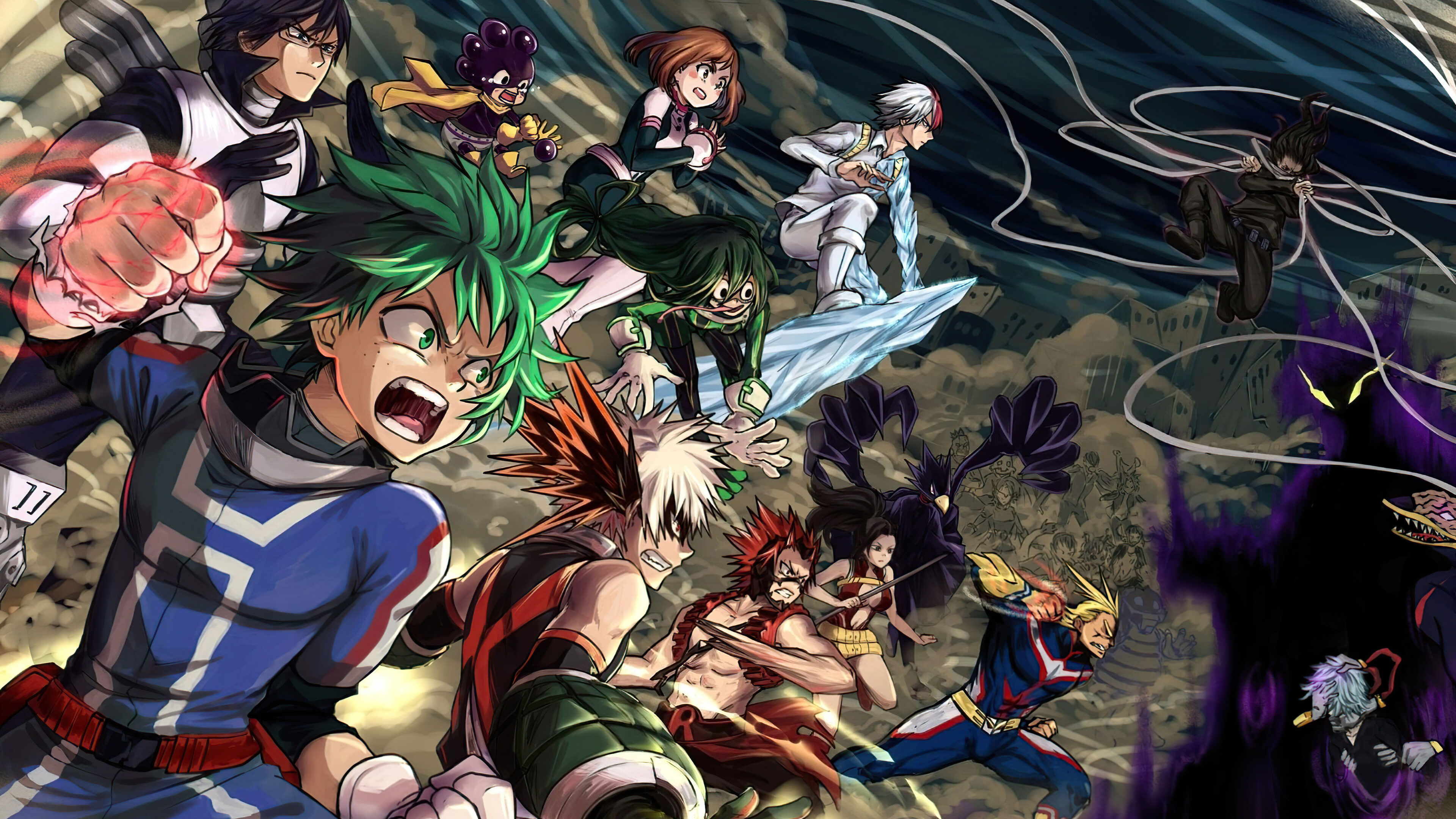 My Hero Acedemia Anime Characters 4k Wallpaper