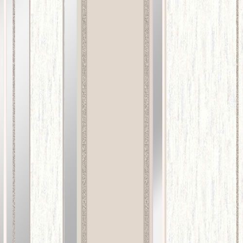 Taupe Silver Glitter M0784 Synergy Stripe Vymura Wallpaper