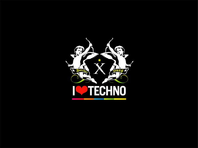 Ilt I Love Techno Music Wallpaper World Collection