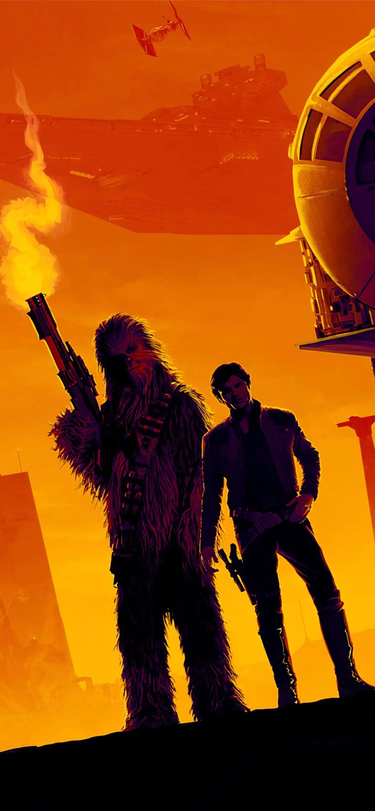Han Solo And Chewbacca In A Star Wars Story
