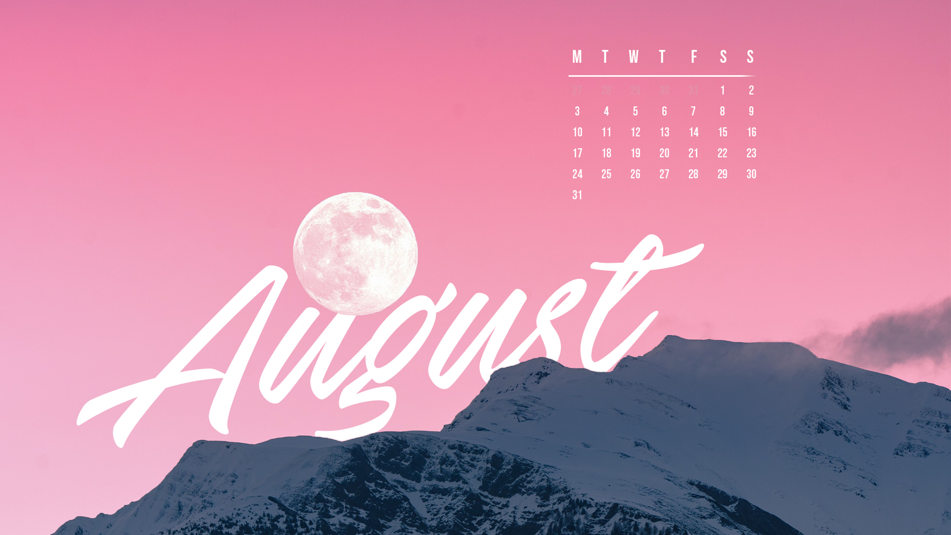 August Background I Made To Keep Anised Design