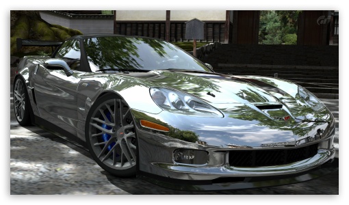 Corvette Zr1 Chrome HD Wallpaper For High Definition WqHD
