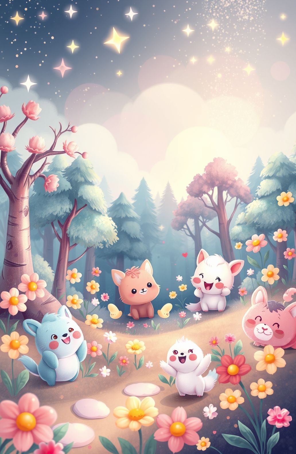 Cute Cartoon Wallpaper For Girls