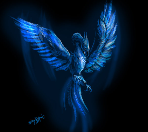 Blue Phoenix By Thegreatandmightyoz