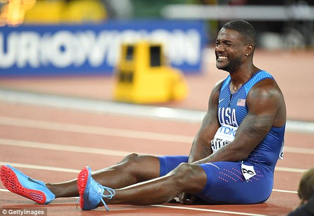 Justin Gatlin Issues Official Apology To Fans Daily Mail