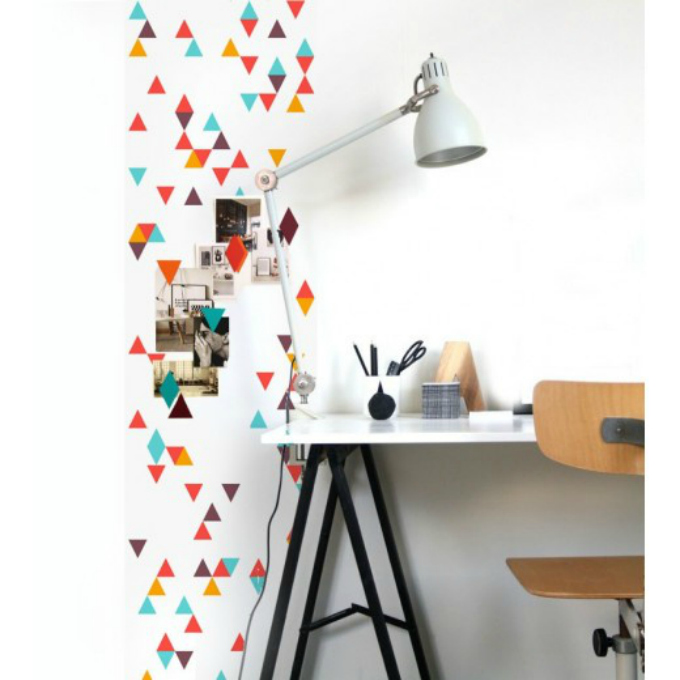 To Wallpaper Wednesday And This Fabulous Geometric Magic