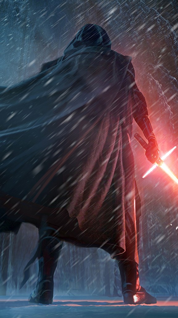 Star Wars The Force Awakens Wallpaper Kylo Ren Snow Scene