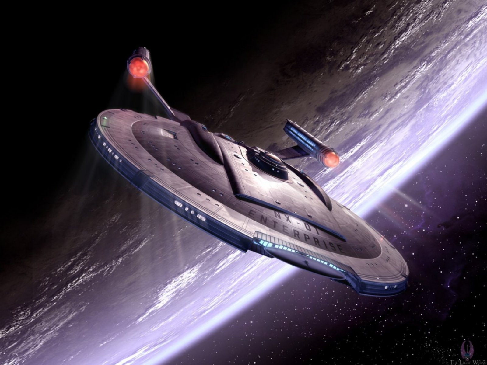 Star Trek Enterprise Nx Starship By The Light Works
