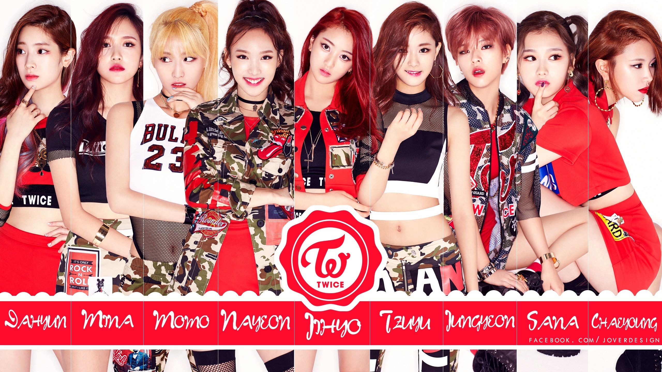Twice K Pop Wallpaper HD Background Image