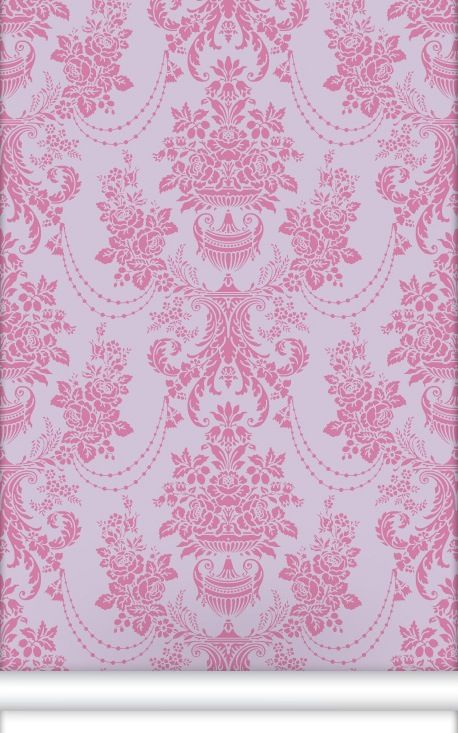 Pink Nursery Damask Wallpaper For The Home