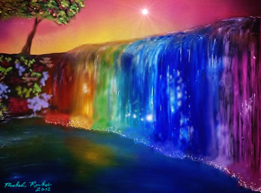 Rainbow Beautiful Real Waterfalls HD Pictures Chillcover