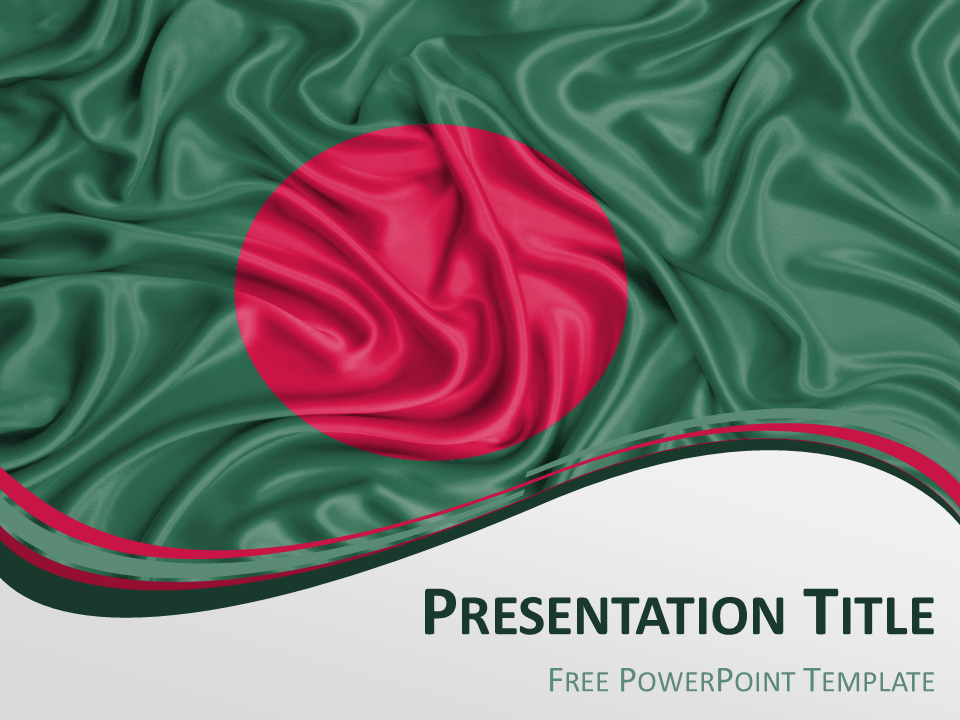 Bangladesh Flag Powerpoint Template Presentationgo