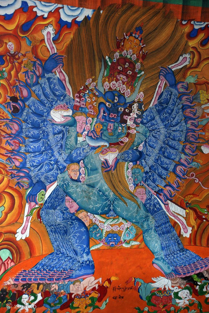 Tibetan Tantric Deities Buddhist Art Artwork Thangka