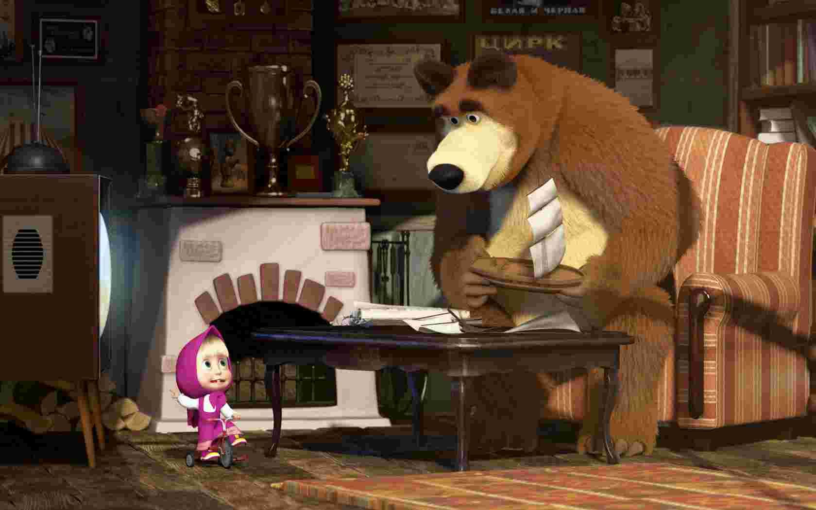 Masha And The Bear Wallpaper