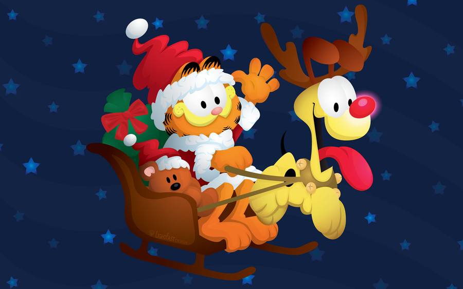 Garfield Christmas By Lightfastdesign