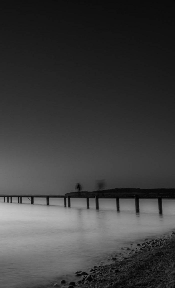 Sad Beach iPhone Wallpaper