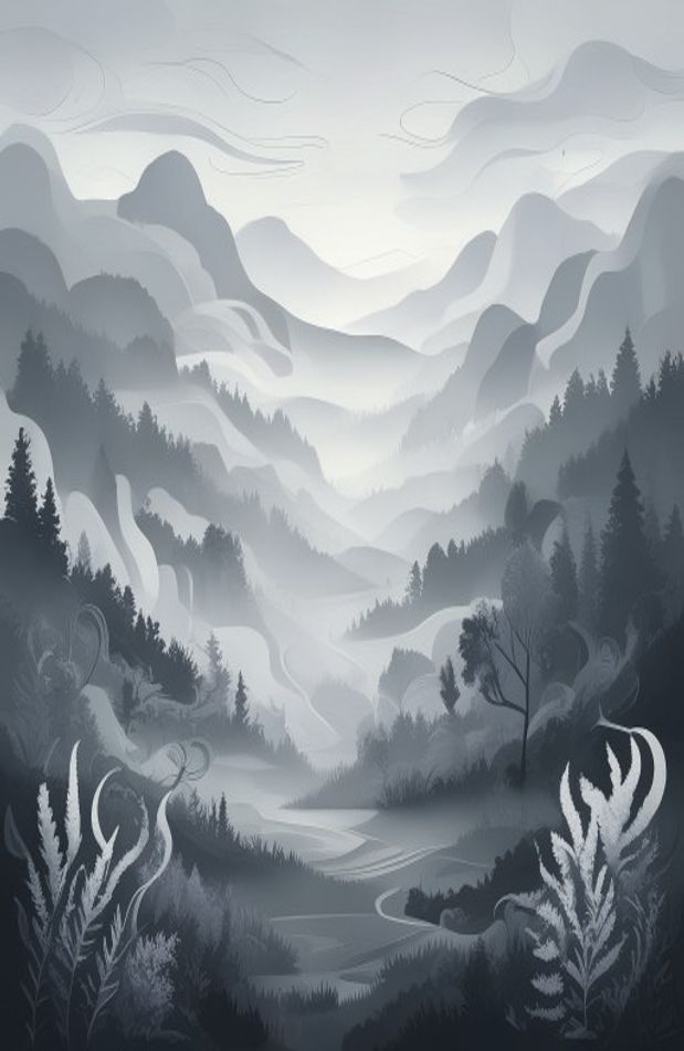Ash Misty Wallpaper