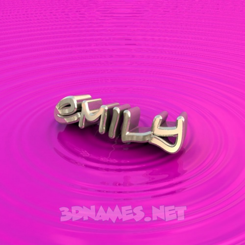 Pre Of Pink Graffiti For Name Emily