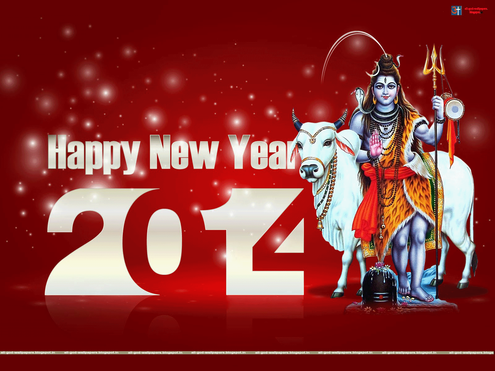 Happy New Year Wallpaper God