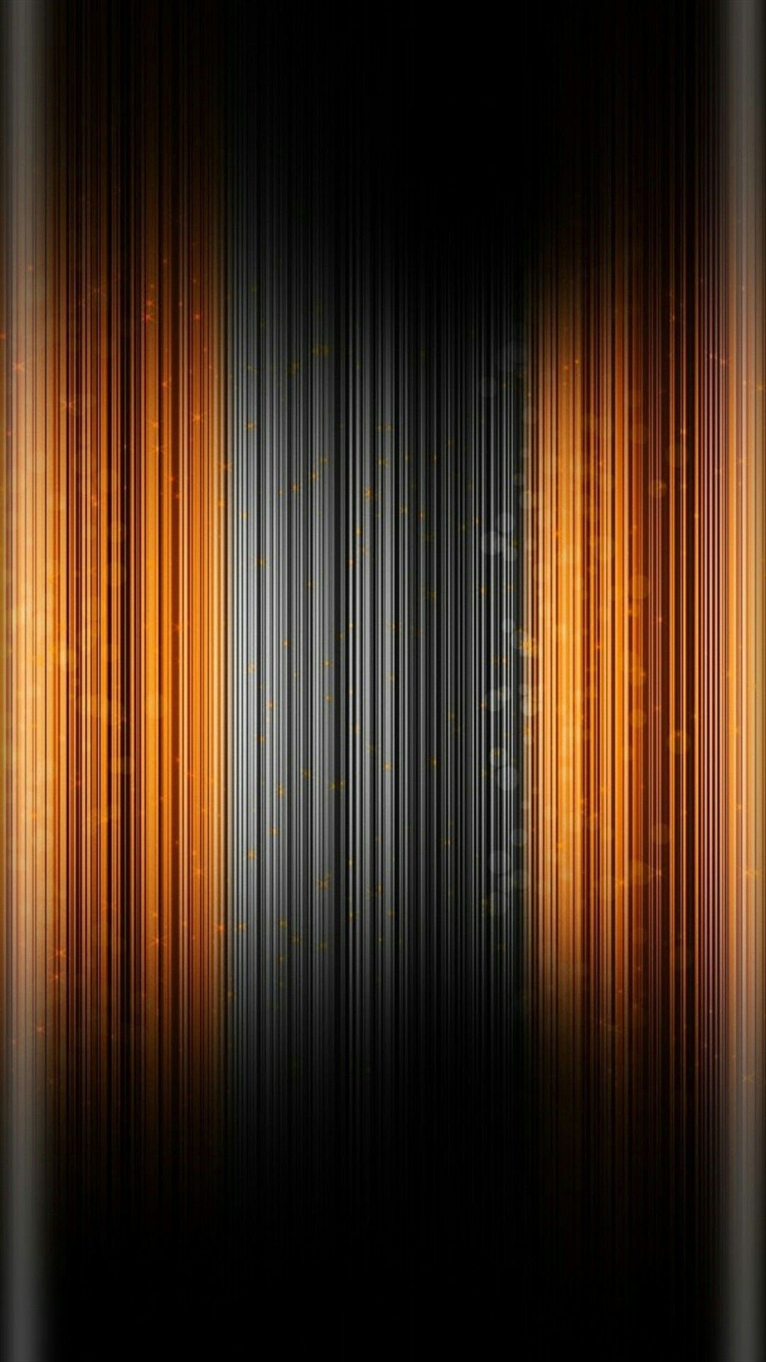 Orange And Black Gradient Wallpaper Abstract Geometric