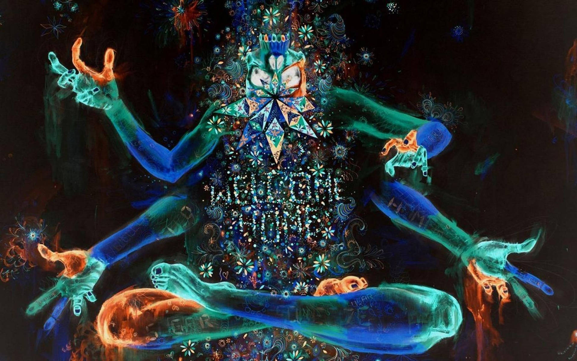 Trippy Dark Aesthetic Wallpaper
