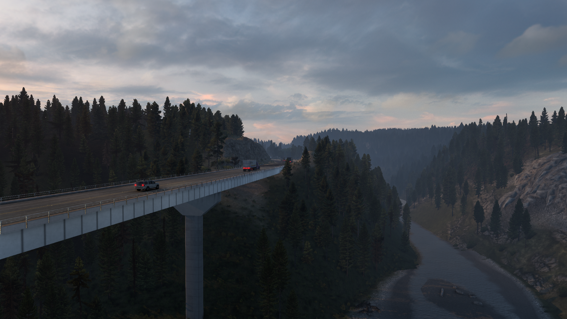 Video Game American Truck Simulator HD Wallpaper