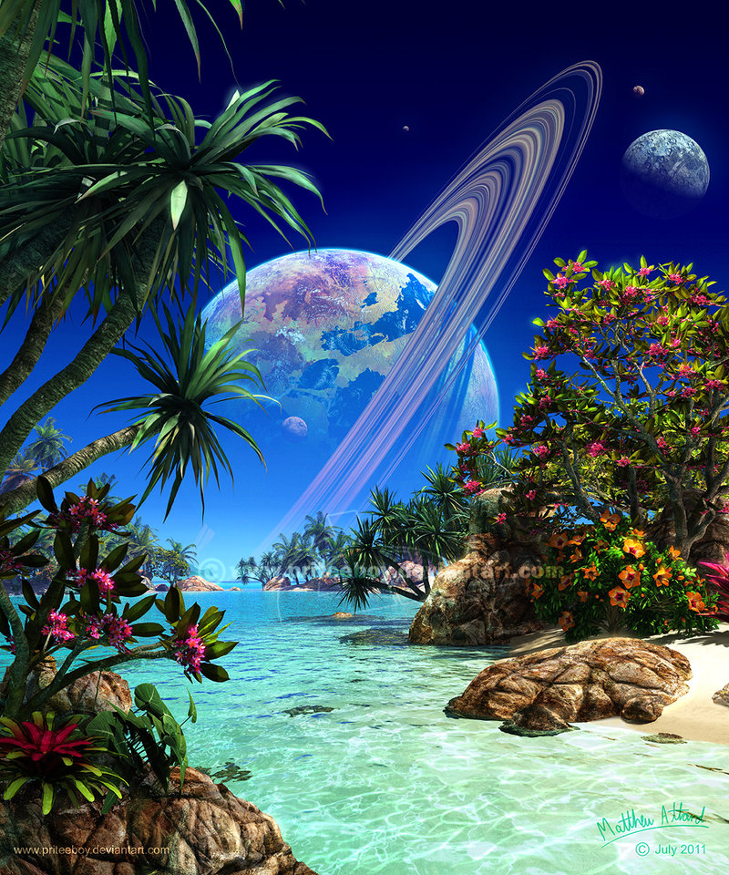 Paradise Art Wallpaper - WallpaperSafari