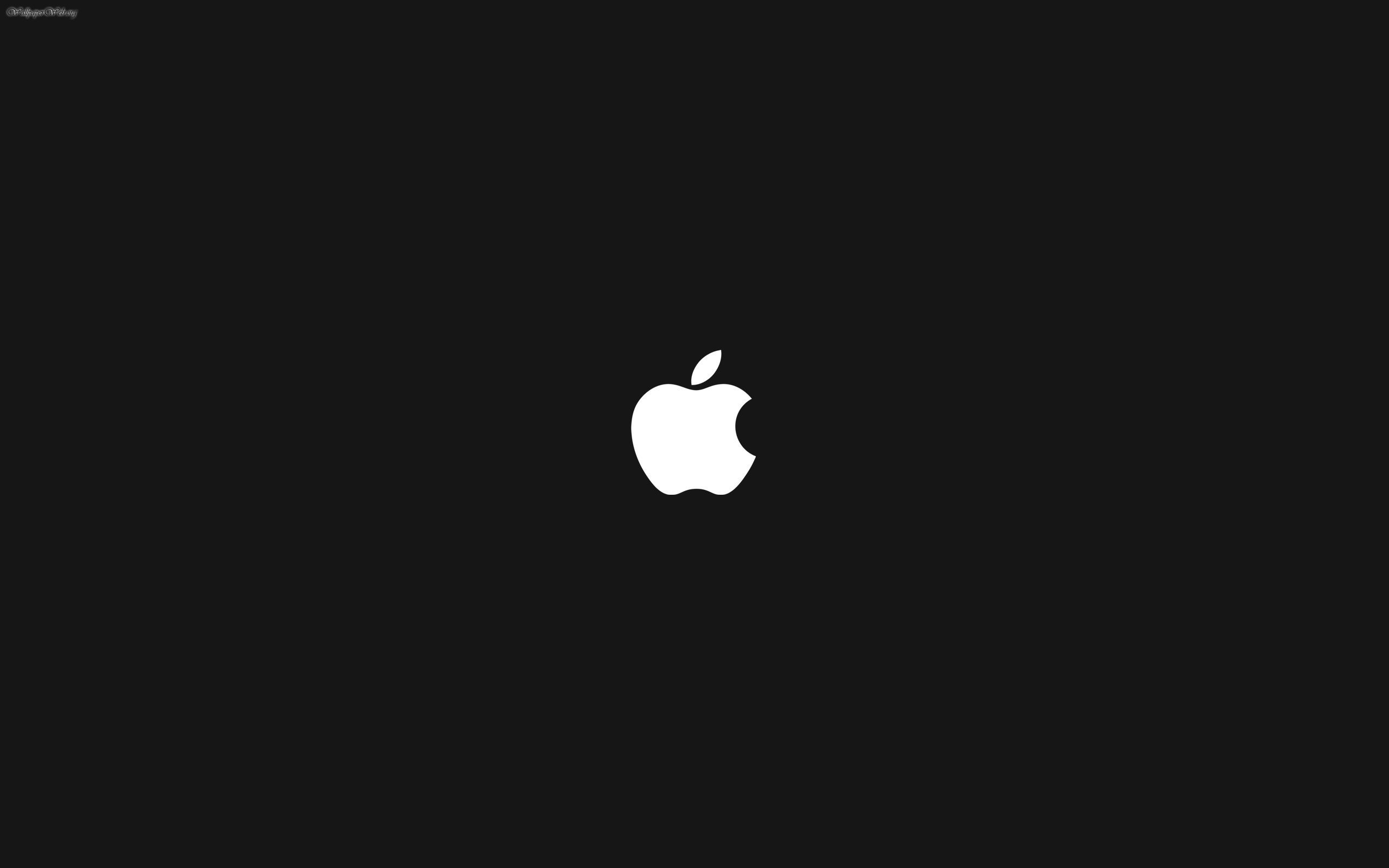 Apple Logo black 2560x1600
