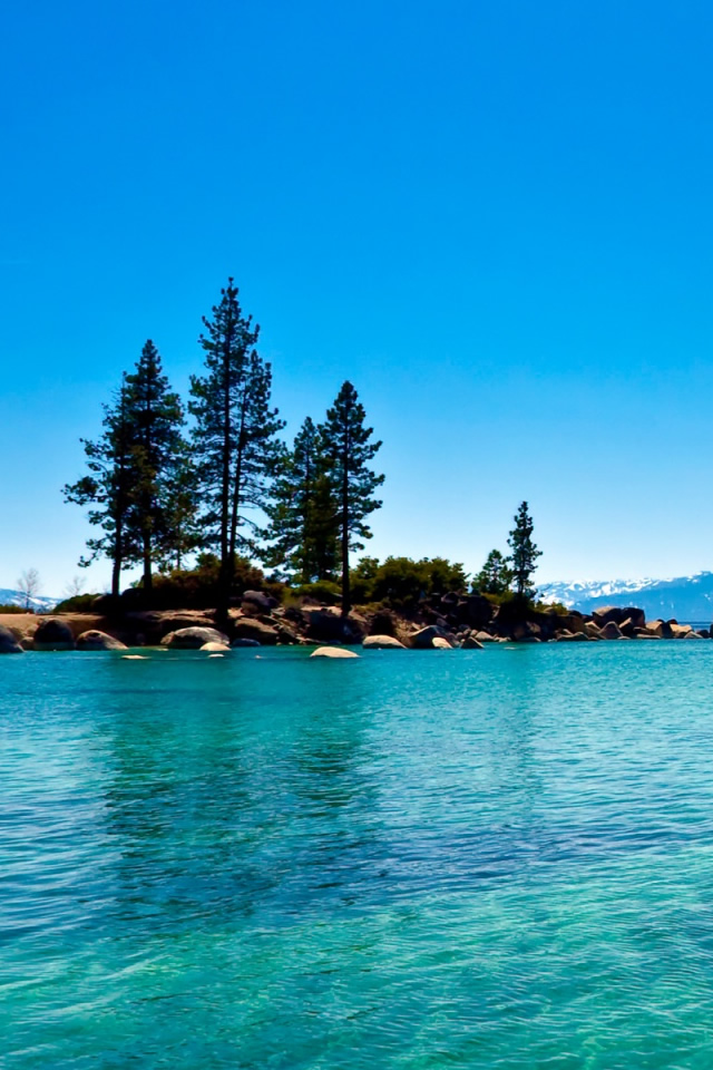 Lake Tahoe California iPhone 4s Wallpaper