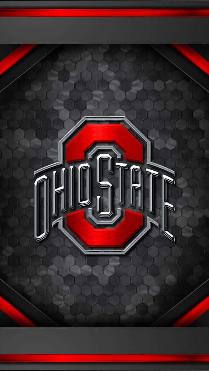 Ohio State Football iPhone Hexagon Wallpaper
