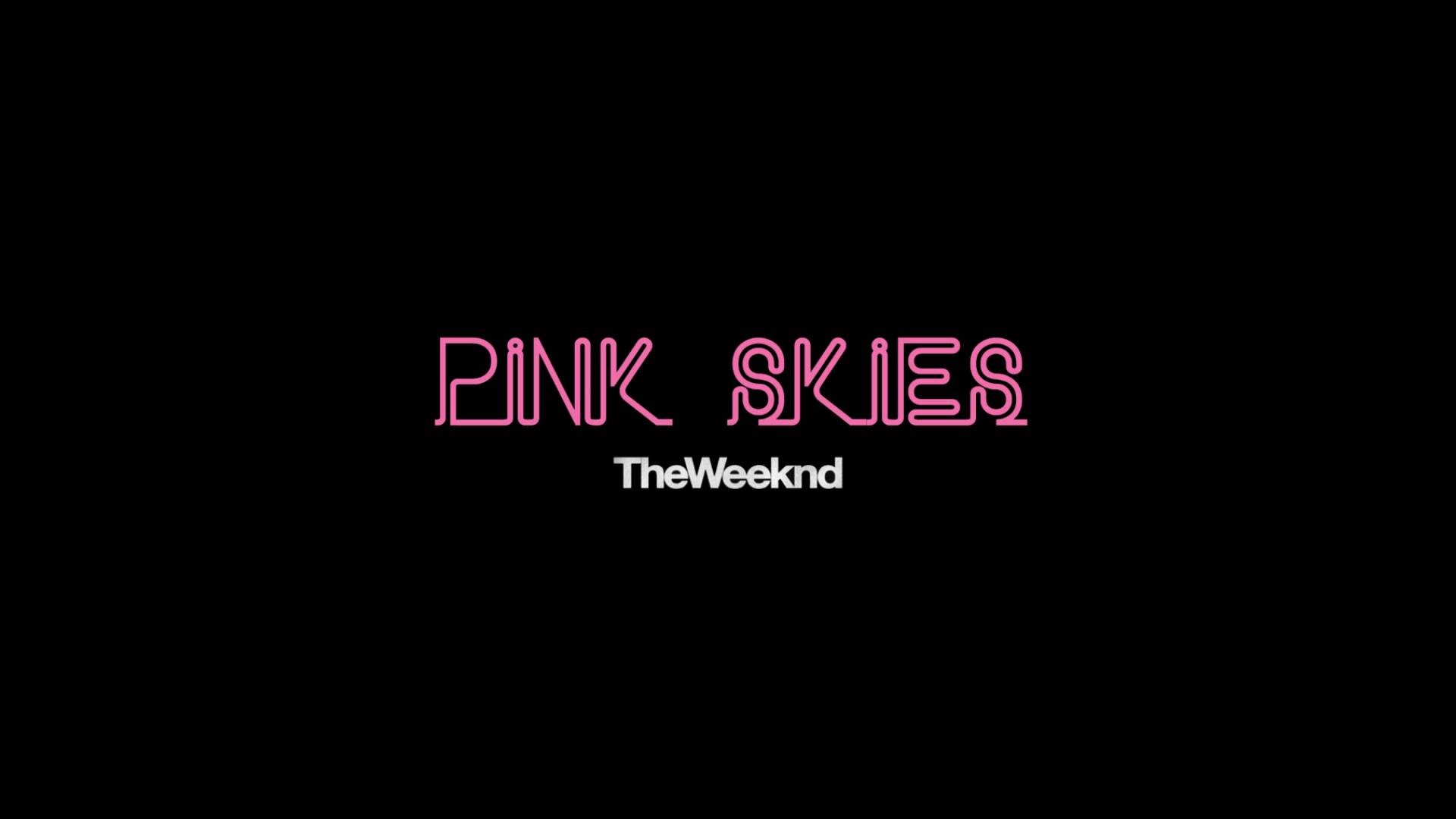 The Weeknd Pink Skies Rap Wallpaper