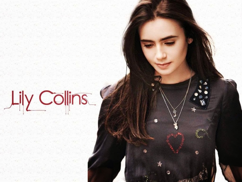 Lily Collins HD Wallpaper