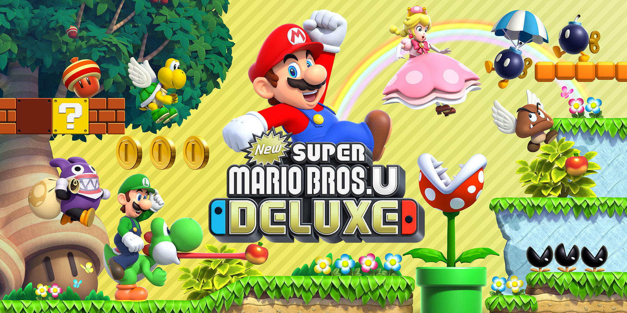 New Super Mario Bros U Deluxe Nintendo Switch Games