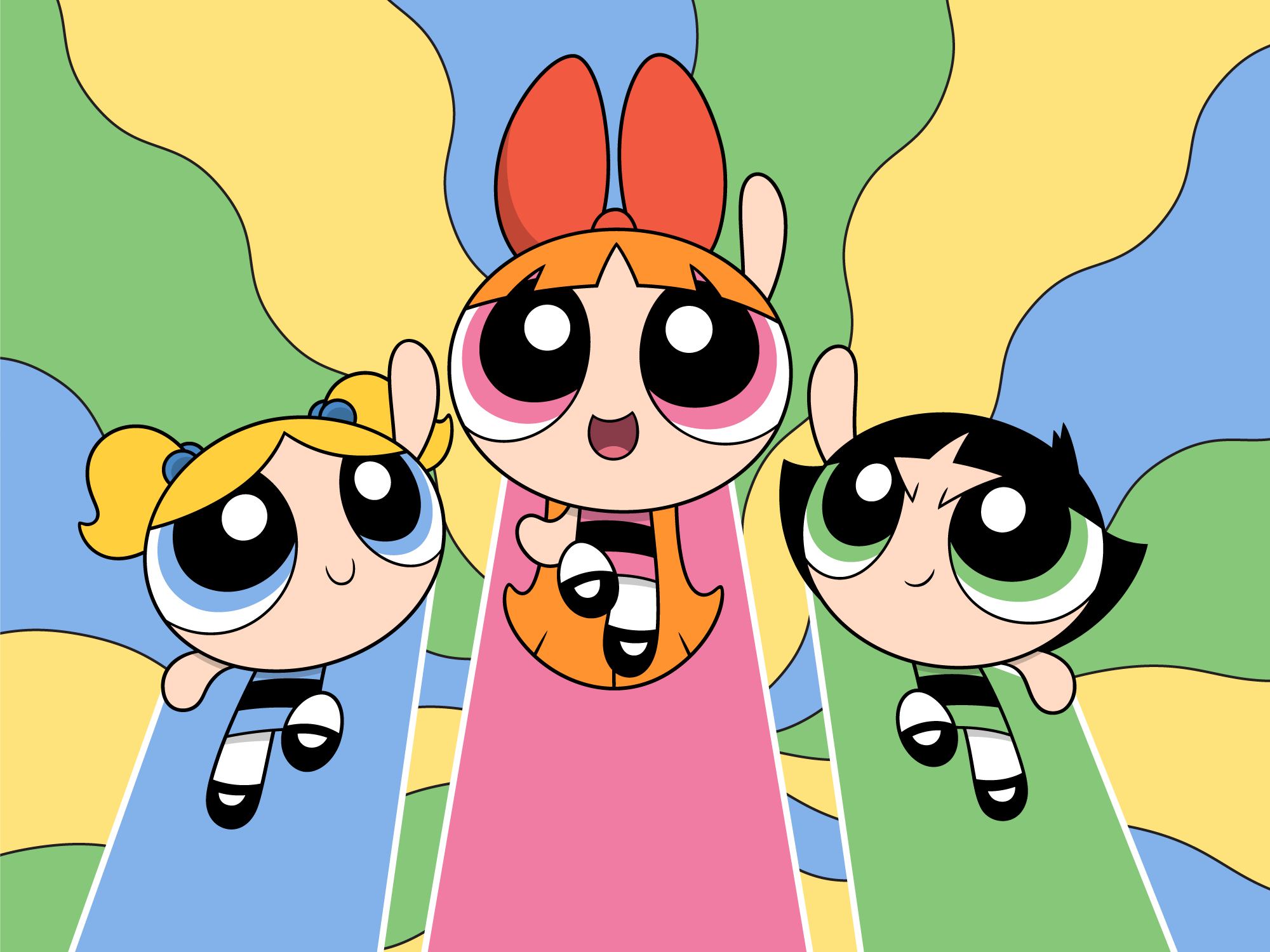 4k Powerpuff Girls Wallpaper
