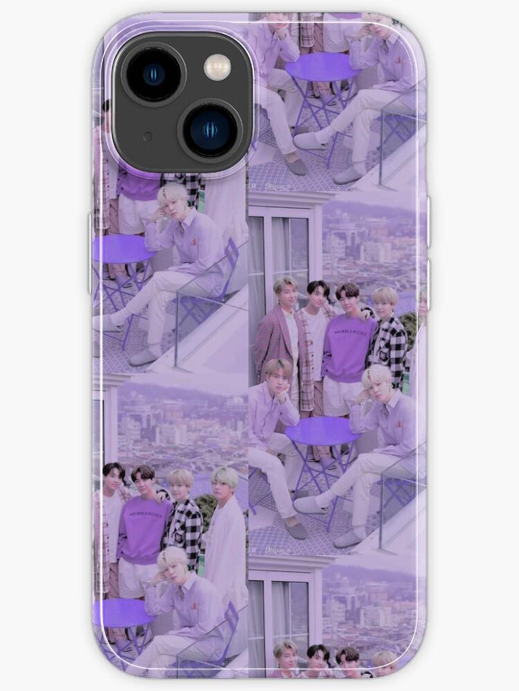 Collage Cute Bts Wallpaper Sticker iPhone Case By