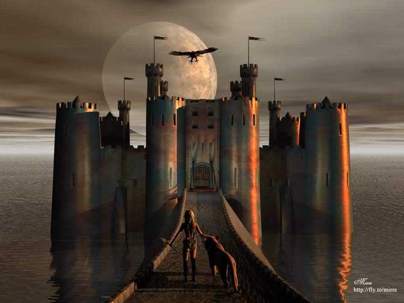 Dark Castle Wallpaper Background Theme Desktop