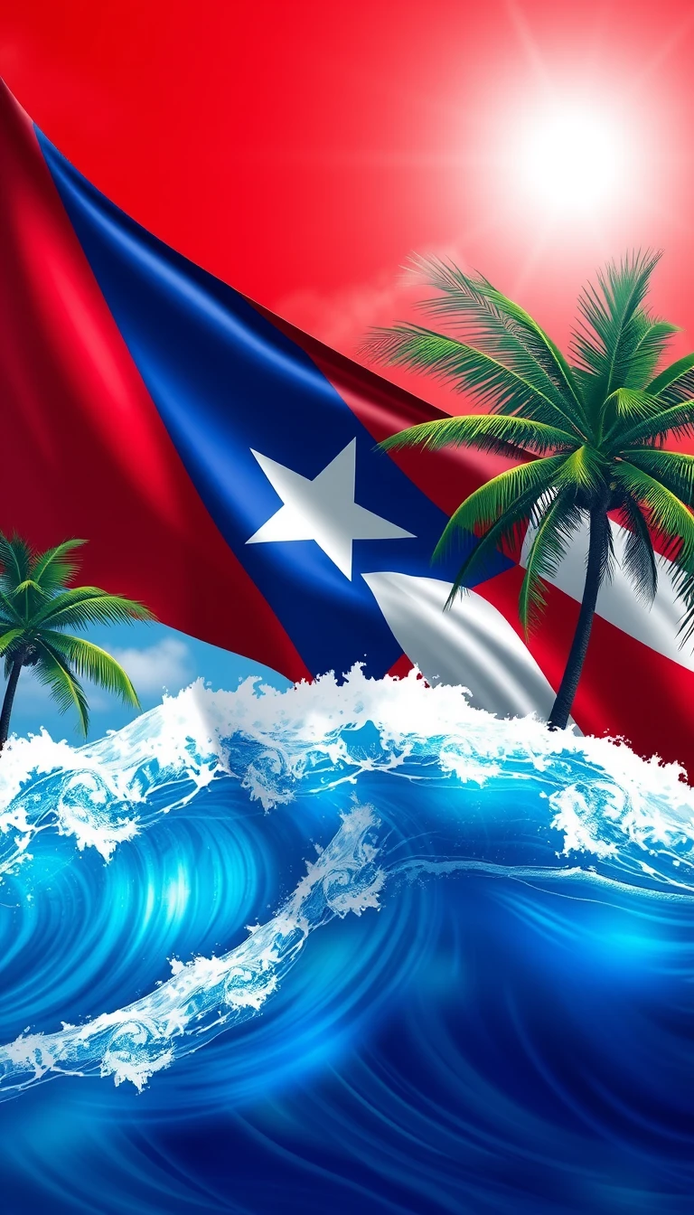 🔥 Download Puerto Rican Flag Wallpaper by @mcarlson | Free Puerto Rican ...