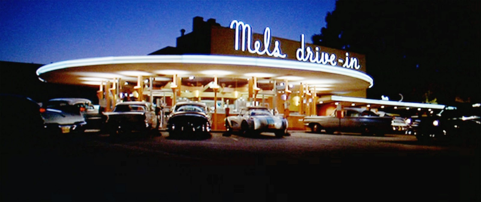 Free Download Directed By George Lucas Seen Here Mels Drive In Restaurant 1600x672 For Your Desktop Mobile Tablet Explore 49 Mel S Diner Wallpaper Mel S Diner Wallpaper Retro Diner Wallpaper