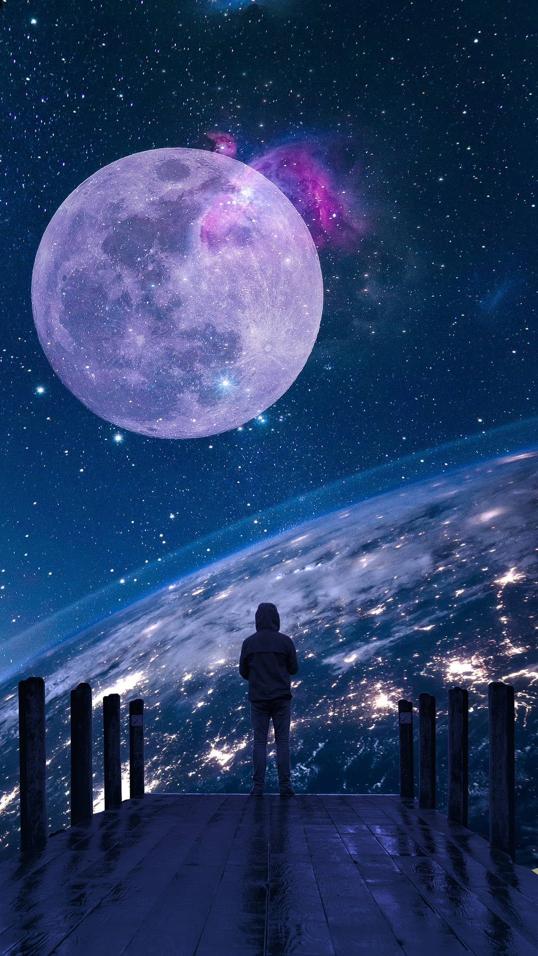 Dark Purple Aesthetic Wallpaper