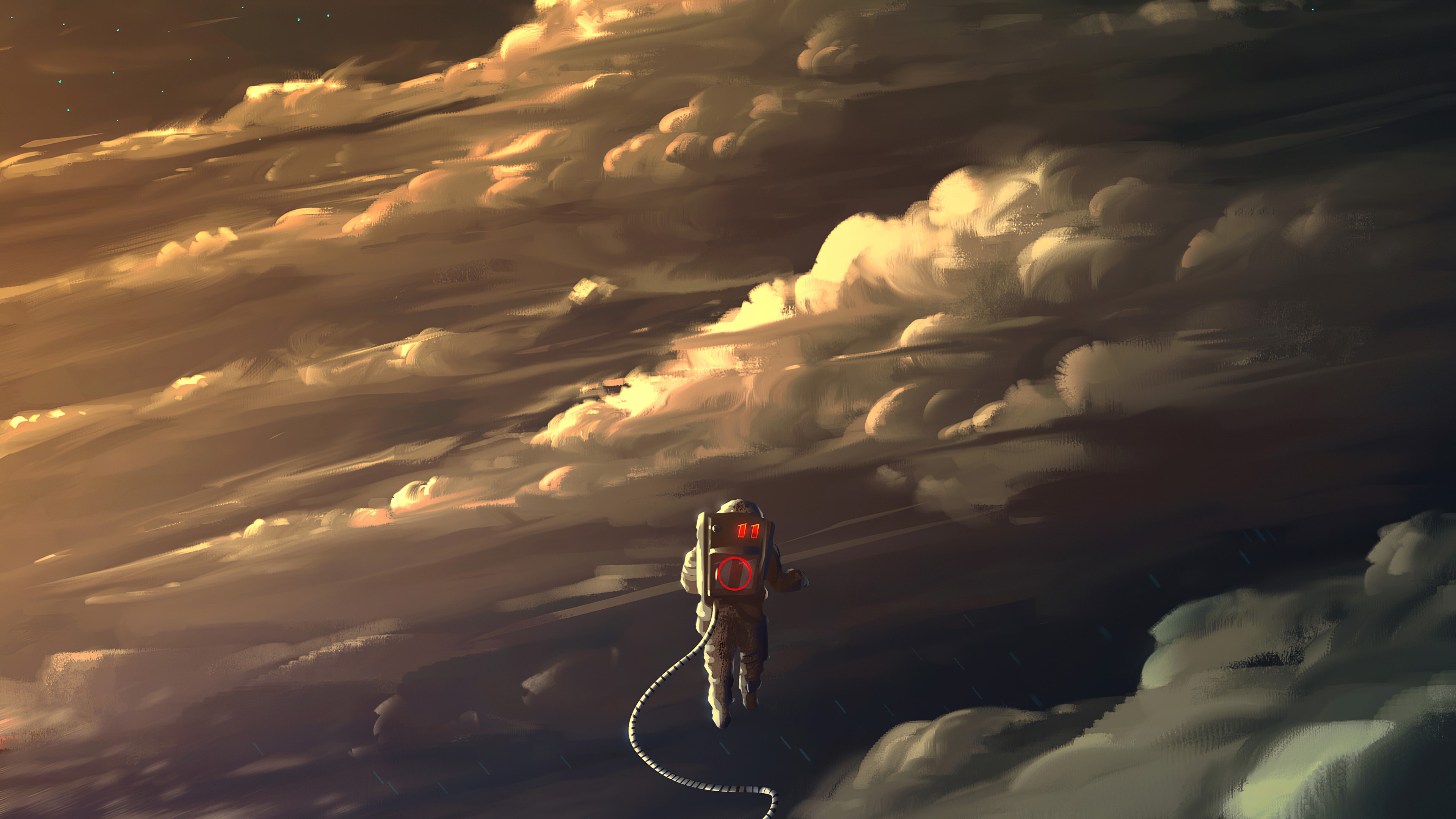 Astronaut Aesthetic Wallpaper 4k For Desktop Laptop Pc