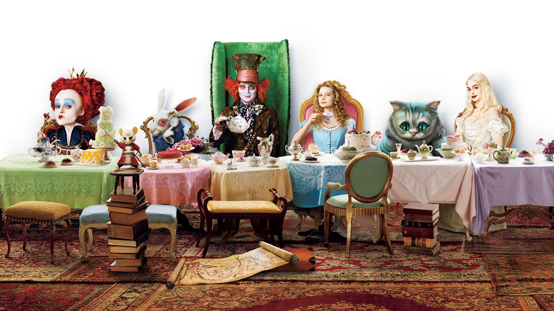 Alice In Wonderland HD Multi Monitor Wallpaper