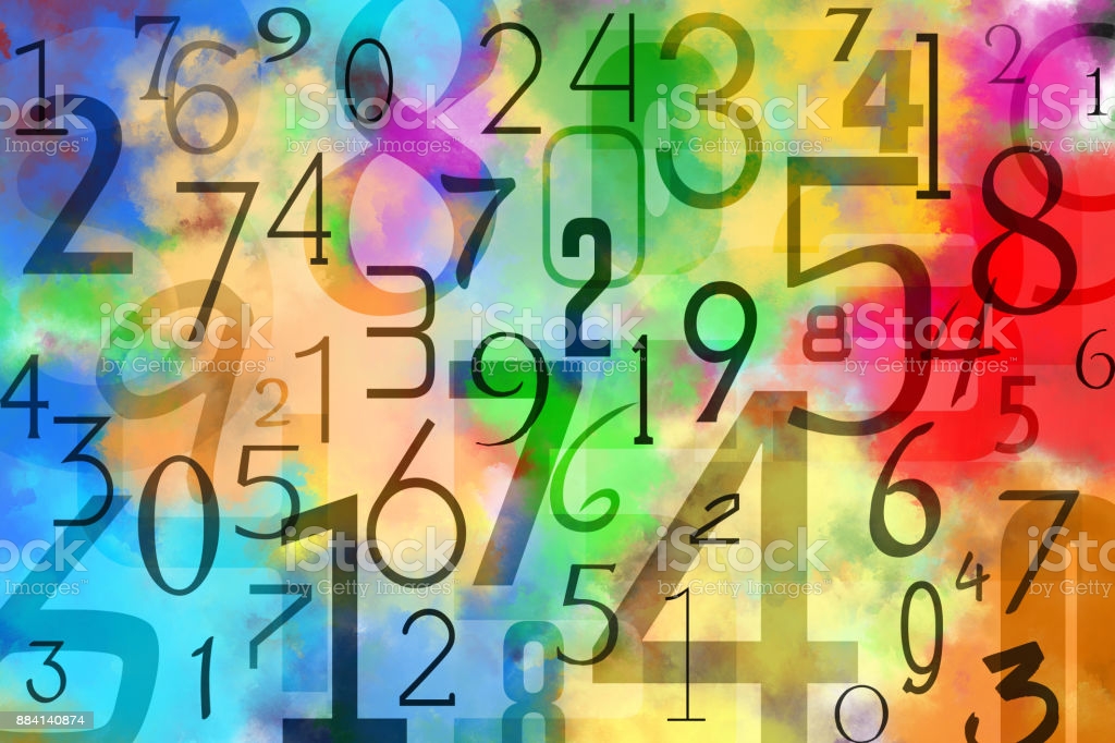 Colorful Numbers Background Stock Photo Image Now Istock