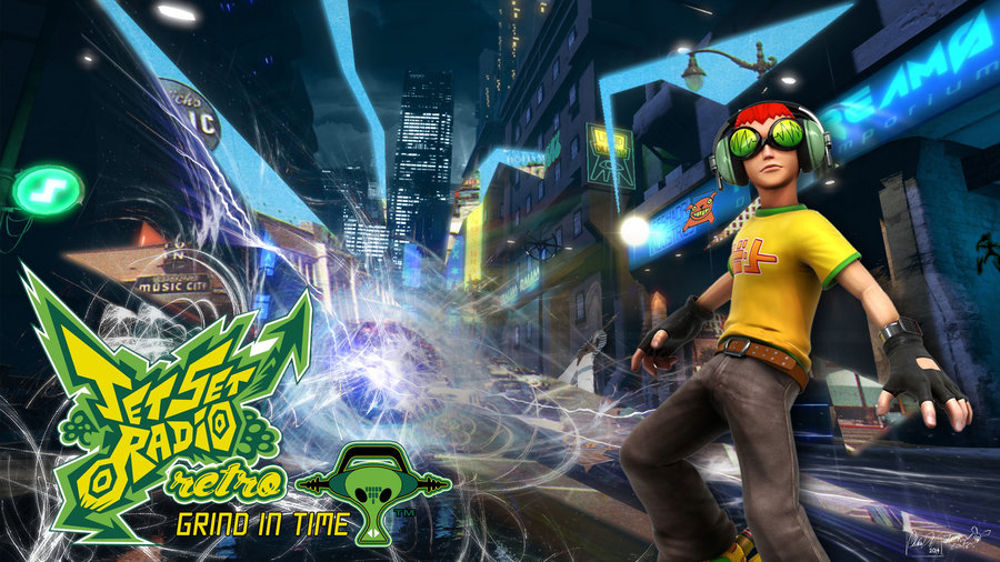 Jet Set Radio Retro Grind In Time Wallpaper By