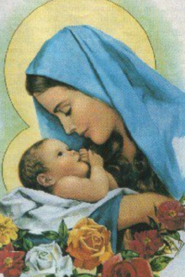 The Blessed Virgin Mary And Baby Jesus Spiritual