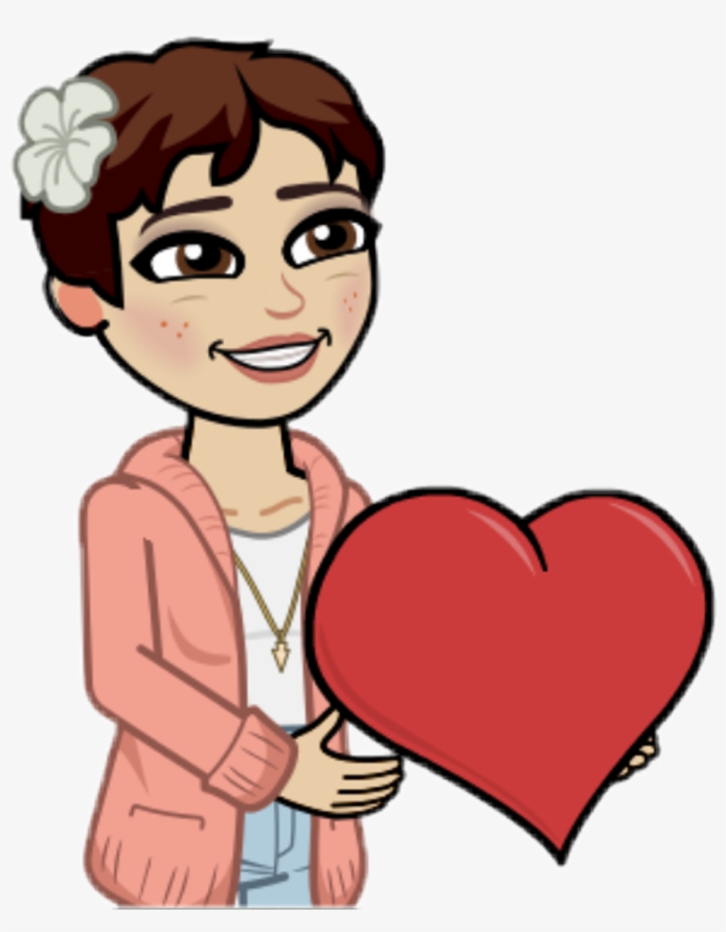 Bitmoji Mybitmoji Snapchat Emoji Snap Love Heart Red Bitstrips