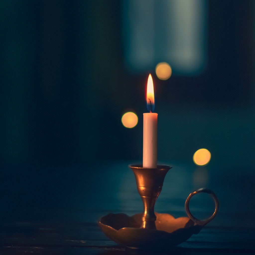 Candle Candlestick Wax Wallpaper
