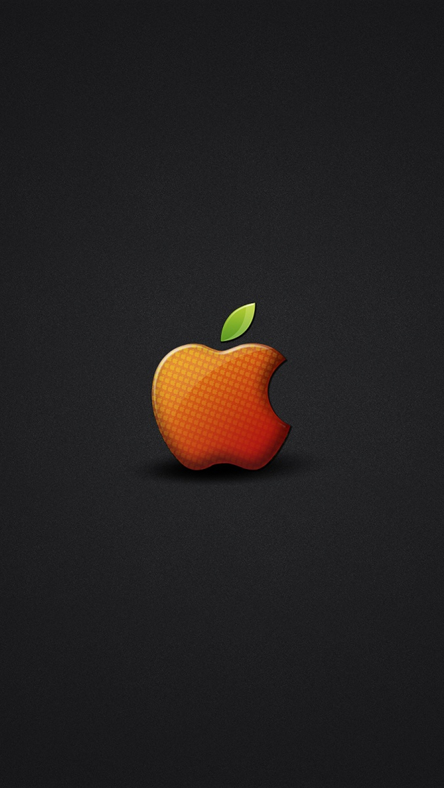 Hot Pink Apple Logo Wallpaper iPhone 5s